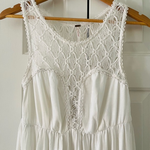 Free People White Dress. Size Medium. - Picture 2 of 5